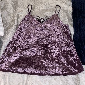 Medium velvet tank top